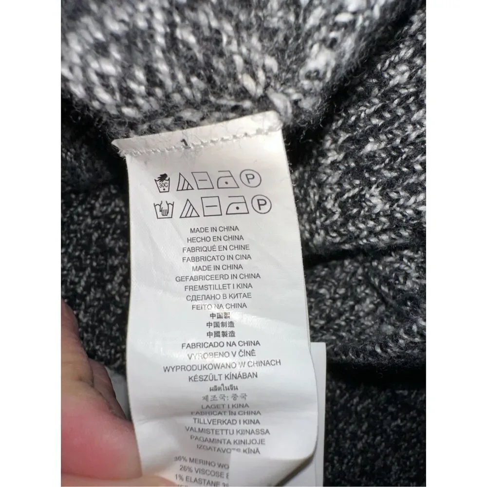 Michael Kors Gray Sweater Wool Polyester Blend size Large